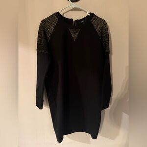 Madewell Black Long Sleeve Dress